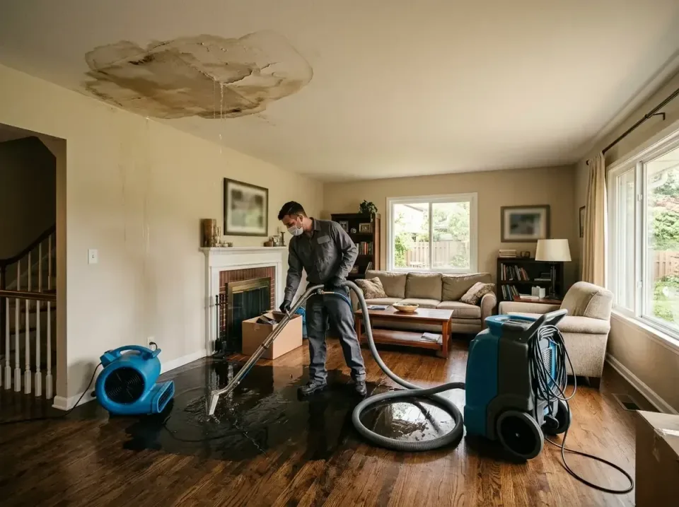attic-pipe-burst-ceiling-drip-008 — frequently asked questions, Water Damage Restoration & Carpet Care in Richfield, MN